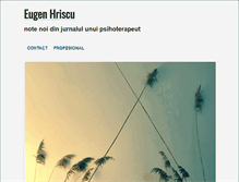 Tablet Screenshot of eugenhriscu.ro